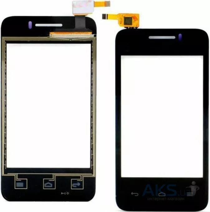 Сенсор (тачскрін) Huawei Ascend Y220 Black - фото 1