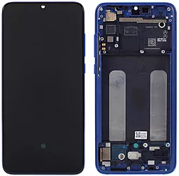 Дисплей Xiaomi Mi 9 Lite, Mi CC9 з тачскріном і рамкою, (OLED), Blue