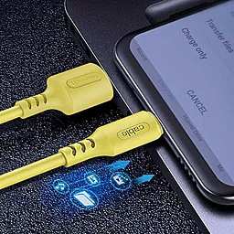 Кабель USB ColorWay 2.4A micro USB Cable Yellow (CW-CBUM043-Y) - миниатюра 5