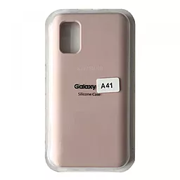 Чехол Epik Silicone Case Full для Samsung Galaxy A41 A415 (2020)  Pink sand