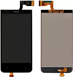Дисплей HTC Desire 300 с тачскрином, оригинал, Black