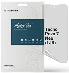 Гідрогелева плівка ArmorStandart Matte для Tecno Pova 7 Neo (LJ6) (ARM87315) - фото Гідрогелева плівка ArmorStandart Matte для Tecno Pova 7 Neo (LJ6) (ARM87315)