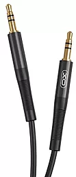 Аудіо кабель XO NB-R175A AUX mini Jack 3.5mm M/M Cable 2 м black