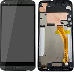 Дисплей HTC Desire 816 (D816x, 816W) з тачскріном і рамкою, Black