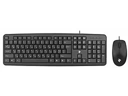 Комплект (клавіатура+мишка) 2E (2E-MK400UB) Black