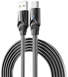 Кабель Borofone BU12 Synergy USB-A - Type-C 15w 3a 1.2м cable Black - миниатюра 4 Кабель Borofone BU12 Synergy USB-A - Type-C 15w 3a 1.2м cable Black - миниатюра 4
