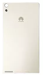 Задняя крышка корпуса Huawei P6-U06 со стеклом камеры White - фото Задняя крышка корпуса Huawei P6-U06 со стеклом камеры White