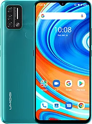 Смартфон Umidigi A9 3/64GB Peacock Green - фото Смартфон Umidigi A9 3/64GB Peacock Green