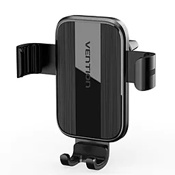 Держатель с автозажимом Vention трехконтактный Duckbill Clip Square Fashion Type Black (KCTBO) - фото Держатель с автозажимом Vention трехконтактный Duckbill Clip Square Fashion Type Black (KCTBO)