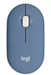 Компьютерная мышка Logitech Pebble M350 (910-006753) Blueberry - фото Компьютерная мышка Logitech Pebble M350 (910-006753) Blueberry