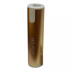 Повербанк Aspor A311 2600 mAh Gold - фото Повербанк Aspor A311 2600 mAh Gold