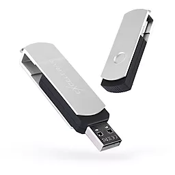 Флешка Exceleram 64GB P2 Series USB 2.0 (EXP2U2SIB64) Silver - фото Флешка Exceleram 64GB P2 Series USB 2.0 (EXP2U2SIB64) Silver