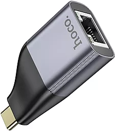 Кабель (шлейф) Hoco UA35 Type-C - RJ45 grey - миниатюра 2 Кабель (шлейф) Hoco UA35 Type-C - RJ45 grey - миниатюра 2