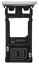 Держатель (лоток) Сим карты Sony Xperia X F5121 White