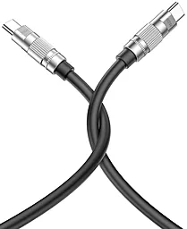Кабель XO NB-Q228B USB Type-C - Type-C 60w 3a 1.2м PD cable Black - фото Кабель XO NB-Q228B USB Type-C - Type-C 60w 3a 1.2м PD cable Black