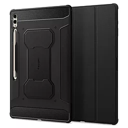 Чехол для планшета Spigen Rugged Armor Pro для Samsung Galaxy Tab S9 Ultra (14.6") Black (ACS06538) - фото Чехол для планшета Spigen Rugged Armor Pro для Samsung Galaxy Tab S9 Ultra (14.6") Black (ACS06538)