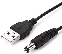 USB Кабель EasyLife USB-A - DC 5.5x2.1mm cable з перетворювачем 5V -> 9V black