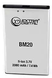 Посилений акумулятор Xiaomi Mi2 / BM20 / BMX6438 (2000 mAh) ExtraDigital - фото Посилений акумулятор Xiaomi Mi2 / BM20 / BMX6438 (2000 mAh) ExtraDigital