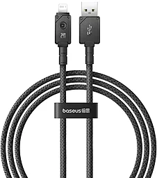 Кабель Baseus Unbreakable Fast Charging USB-A - Lightning 12w 2.4a 1м cable Black (P10355802111-00) - фото Кабель Baseus Unbreakable Fast Charging USB-A - Lightning 12w 2.4a 1м cable Black (P10355802111-00)