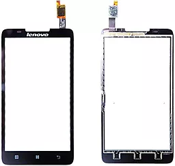 Сенсор (тачскрин) Lenovo A656, A766 (original) Black - фото Сенсор (тачскрин) Lenovo A656, A766 (original) Black