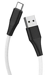 Кабель Hoco X32 Excellent For USB-A - Type-C 12w 2.4a 1м cable White - мініатюра 2 Кабель Hoco X32 Excellent For USB-A - Type-C 12w 2.4a 1м cable White - мініатюра 2
