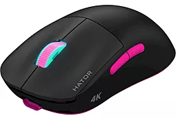 Компьютерная мышка HATOR Quasar 2 Ultra 4K Wireless Black/Pink (HTM570BP) - фото Компьютерная мышка HATOR Quasar 2 Ultra 4K Wireless Black/Pink (HTM570BP)