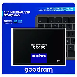SSD Накопитель GooDRam CX400 G2 256 GB (SSDPR-CX400-256-G2) - миниатюра 4