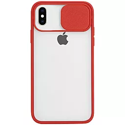 Чохол Epik Camshield matte Apple iPhone X, iPhone XS Red