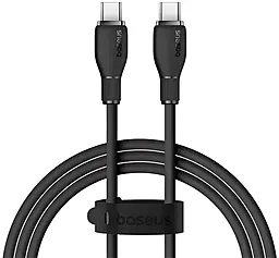 Кабель Baseus Pudding Series USB Type-C - Type-C 100w 5a 1.2м PD cable Black (P10355702111-B1) - фото Кабель Baseus Pudding Series USB Type-C - Type-C 100w 5a 1.2м PD cable Black (P10355702111-B1)