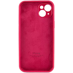 Чехол Silicone Case Full Camera for Apple iPhone 14 Rose Red - миниатюра 4 Чехол Silicone Case Full Camera for Apple iPhone 14 Rose Red - миниатюра 4