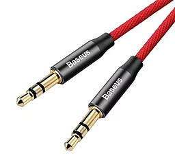 Аудио кабель Baseus Yiven AUX mini Jack 3.5mm M/M Cable 1 м красный/чёрный (CAM30-B)