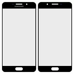 Корпусне скло дисплея Samsung Galaxy A7 A710F, A710FD, A710M, A710Y, A7100 2016 Black