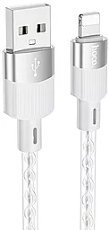 Кабель Hoco X99 Crystal Junction USB-A - Lightning 12w 2.4a 1м cable Gray - фото Кабель Hoco X99 Crystal Junction USB-A - Lightning 12w 2.4a 1м cable Gray