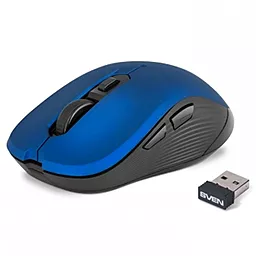 Компьютерная мышка Sven RX-560SW Silent Blue - фото Компьютерная мышка Sven RX-560SW Silent Blue