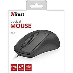 Комп'ютерна мишка Trust Ziva Optical (21947) Black - мініатюра 4