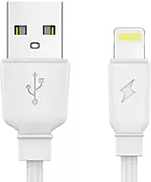 Кабель Jellico A18 USB-A - Lightning 12w 3a 1м cable White - фото Кабель Jellico A18 USB-A - Lightning 12w 3a 1м cable White