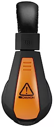Навушники Canyon CND-SGHS1A Black/Orange - мініатюра 2