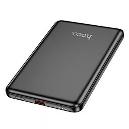 Повербанк Hoco DB57 Slim 5000 mAh 20W Black - фото Повербанк Hoco DB57 Slim 5000 mAh 20W Black