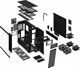 Корпус для комп'ютера Fractal Design Define 7 XL Dark Tint - мініатюра 10