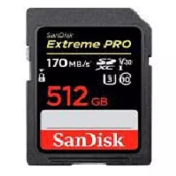 Карта памяти SanDisk 512GB SD class 10 UHS-I U3 V30 Extreme (SDSDXVV-512G-GNCIN)