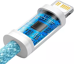 Кабель Baseus Dynamic USB Type-C - Lightning 20w 3a 1м PD сable Blue (CALD000002) - миниатюра 3 Кабель Baseus Dynamic USB Type-C - Lightning 20w 3a 1м PD сable Blue (CALD000002) - миниатюра 3