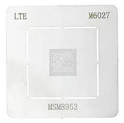 BGA трафарет (для реболлинга) LTE M6027 для Qualcomm MSM8953 - фото BGA трафарет (для реболлинга) LTE M6027 для Qualcomm MSM8953