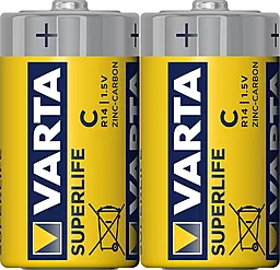 Батарейки Varta C / R14 SUPERLIFE 2шт