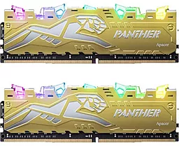 Оперативная память Apacer 16GB (2x8GB) DDR4 2666MHz Panther Rage RGB Silver-Golden (EK.16G2V.GQMK2)