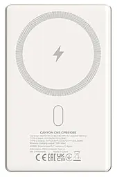 Повербанк Canyon OnPower 510 slim Magsafe 10000mAh 20W Beige (CNS-CPB510BE) - фото Повербанк Canyon OnPower 510 slim Magsafe 10000mAh 20W Beige (CNS-CPB510BE)