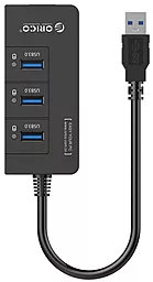 Мультипортовый USB-A хаб (концентратор) Orico HR01-U3-V1-BK-BP