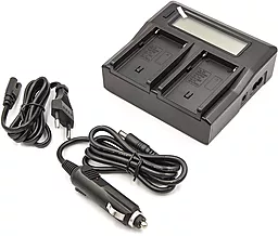 Зарядное устройство для фотоаппарата Sony Dual NP-F970 (CH980222) PowerPlant - миниатюра 4