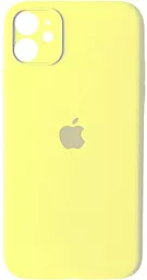 Чехол Silicone Case Full Camera для Apple iPhone 12 Mini Mellow Yellow