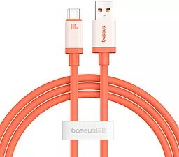Кабель Baseus Low-Temperature Resistant USB-A - Type-C 100w 6a 1м cable Canyon Coral (P10368801731-00)