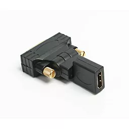 Видео переходник (адаптер) Viewcon HDMI AF > DVI M (24+1), вращающийся (VD 038 B) - миниатюра 3